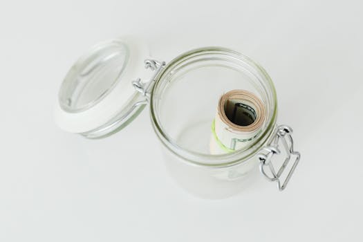 emergency fund savings jar