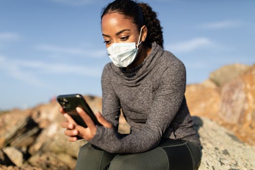 person checking credit score on a phone